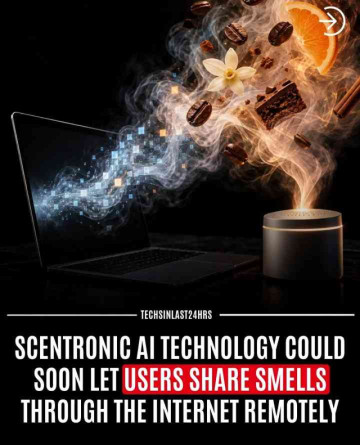 Scentronic AI Technology Lets You Send Smells Remotely Over the Internet, Giving Us Hope for Scratch-and-Sniff Screens! 🌸💻